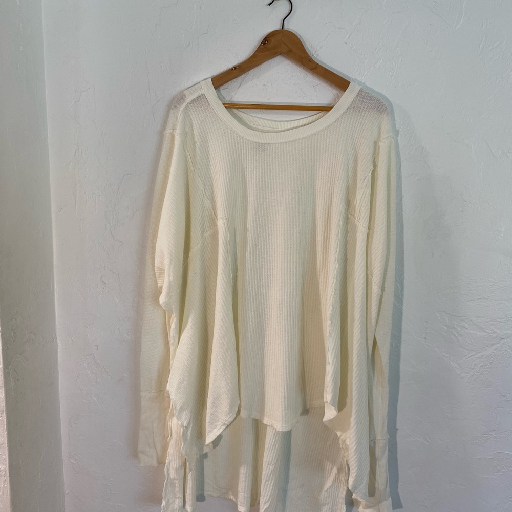 We The Free Cream Women's Top Size L